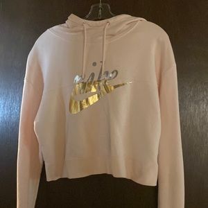 women’s extra small nike cropped hoodie